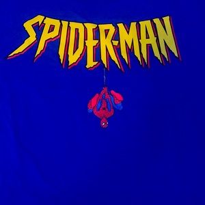 Blue Spider-Man Graphic T-Shirt